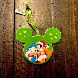 NWT - Mickey ornament with Goofy and Donald Duck